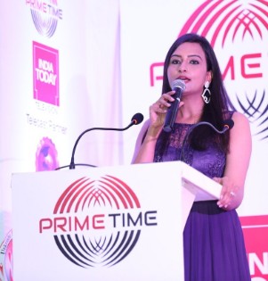 Best Female Emcee in Delhi/Gurgaon award show telecasted live, india today